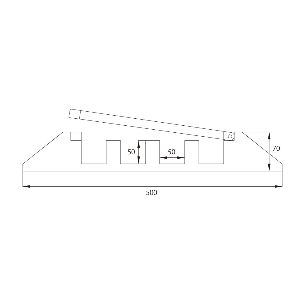 KCG-445 - Cable Crossover dimension diagram