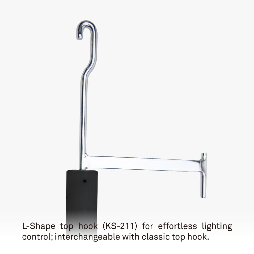 KCP-144 - Telescopic Operating Pole L-shape top hook