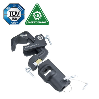 KCP-150 - Swiveling Pipe C Clamp safety certification view