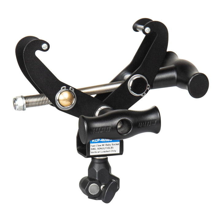 KCP-465BS - Fast Claw Clamp with Baby Socket main front view