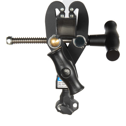 KCP-465BS - Fast Claw Clamp with Baby Socket square tube view