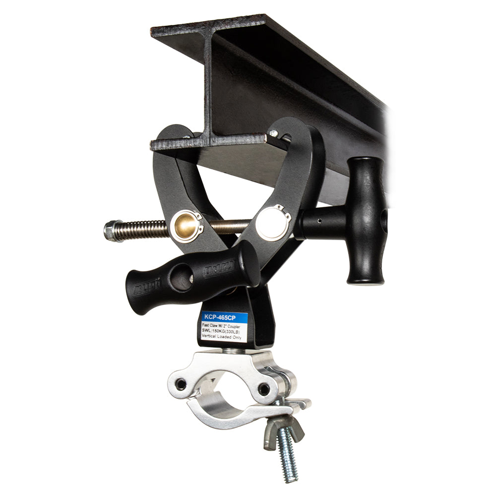 KCP-465CP - Fast Claw Clamp with 2 inch Coupler I-beam side setup