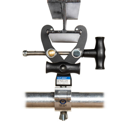 KCP-465CP - Fast Claw Clamp with 2 inch Coupler pipe and I-beam front setup