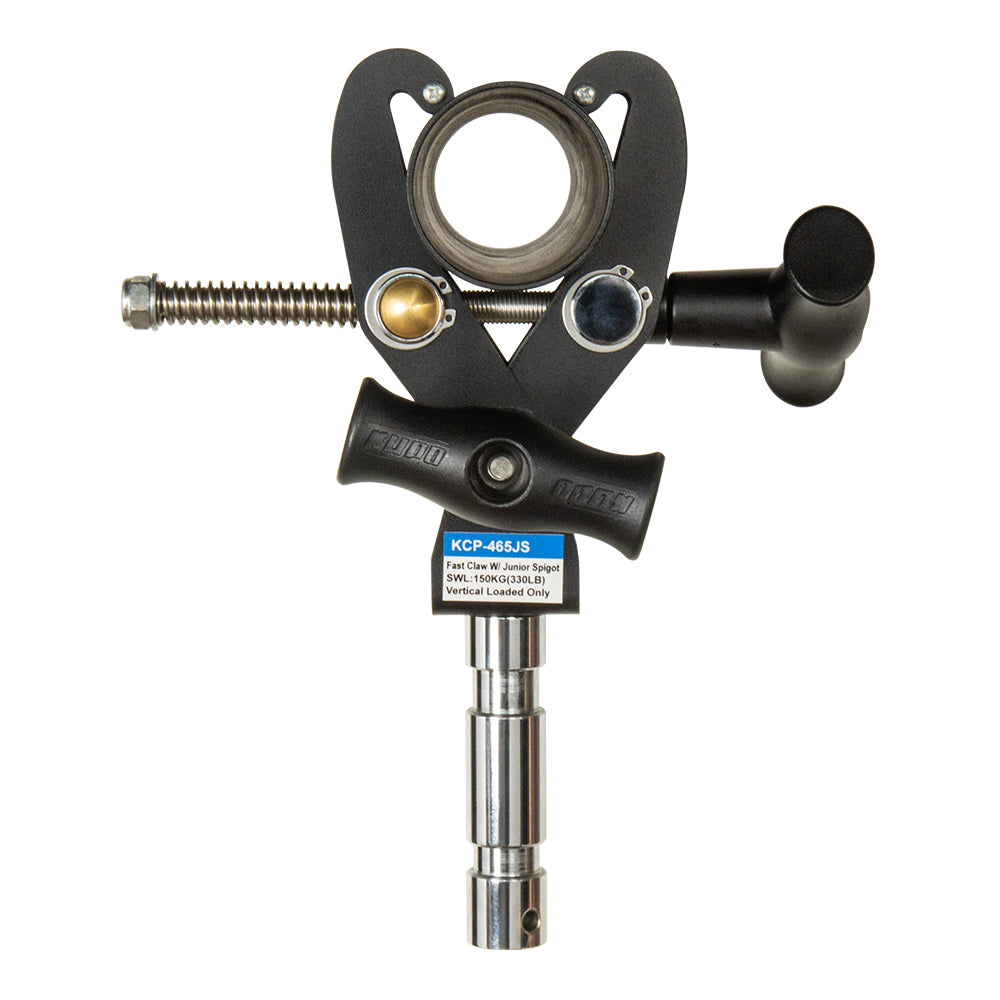KCP-465JS - Fast Claw Clamp with Junior Spigot top receiver view
