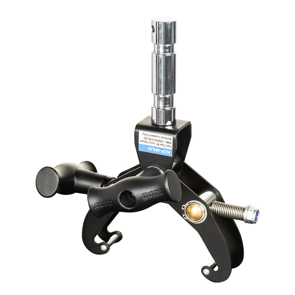 KCP-465JS - Fast Claw Clamp with Junior Spigot side view with junior spigot