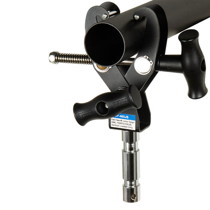 KCP-465JS - Fast Claw Clamp with Junior Spigot round tube mounted view