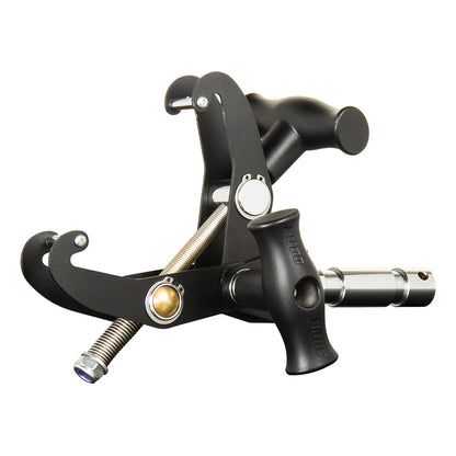 KCP-465JS - Fast Claw Clamp with Junior Spigot angled open jaw view