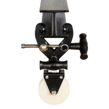 KCP-465PLY - Fast Claw Clamp with Spinning Pulley I-beam front view