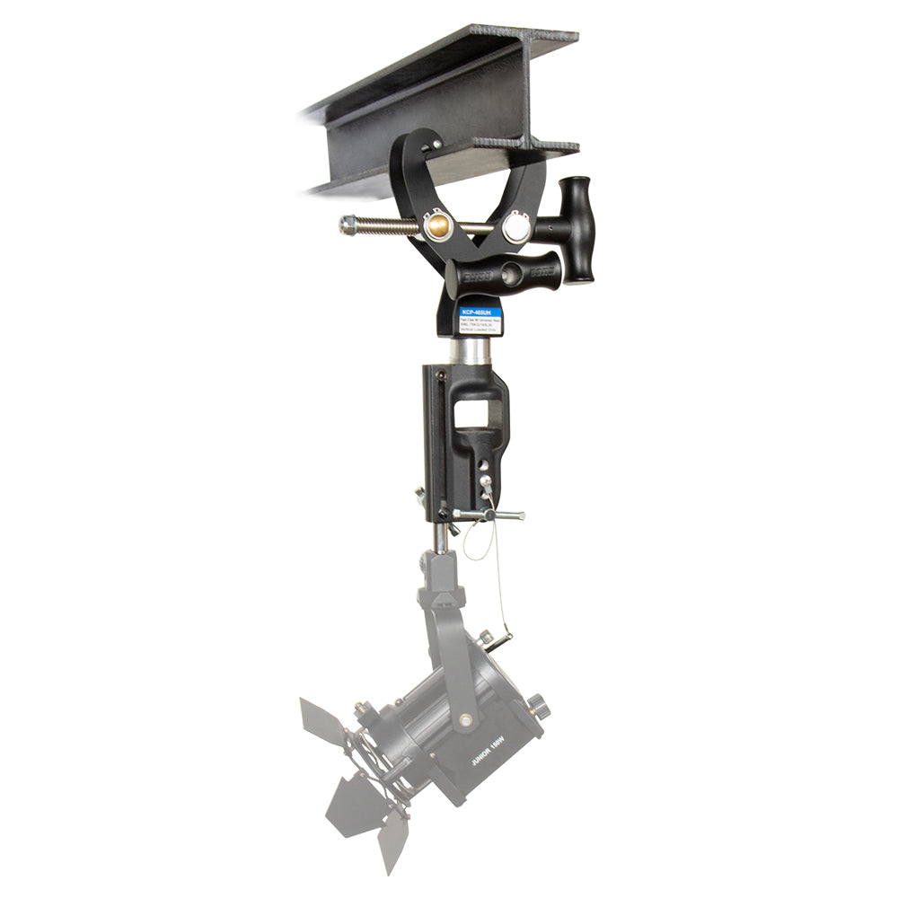 KCP-465UH - Fast Claw Clamp with Universal Head hanging fixture angle adjustment