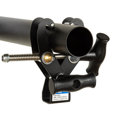 KCP-465 - Fast Claw Clamp clamped on round pipe