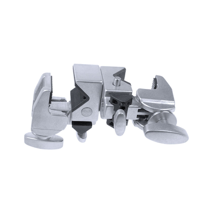 KCP-720 - Double Super Convi Clamp, Silver paired clamp view