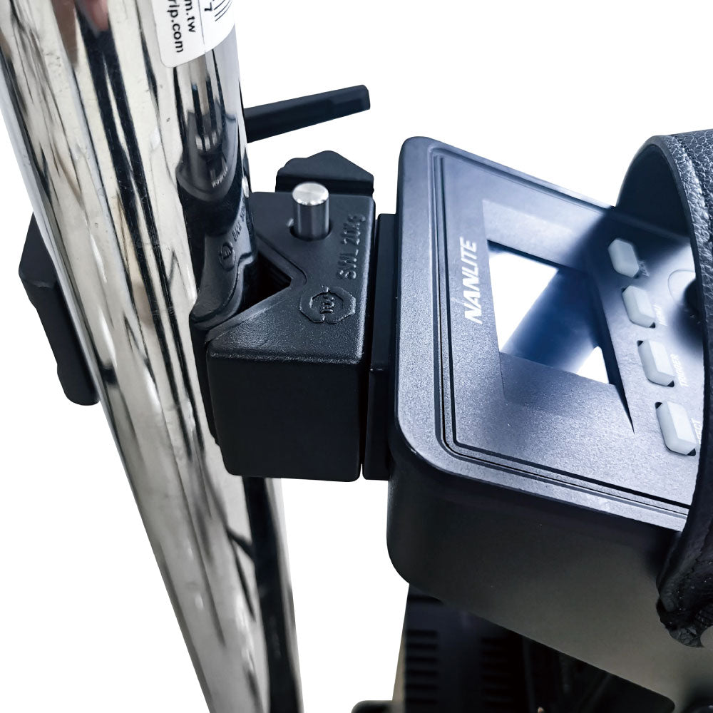KCP-741 - Super Convi Clamp with Mount Hook for Nanlite PSU mounted on stand