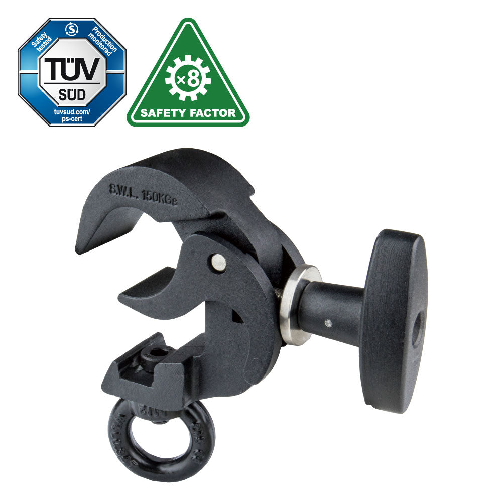 KCP-813B - Arch Eye Ring Opening Coupler, Black