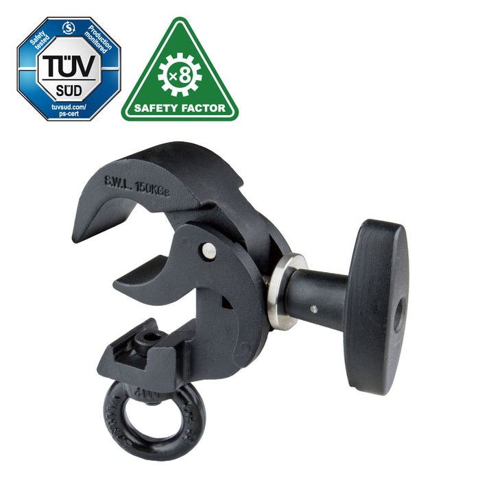 KCP-813B - KUPO Arch Eye Ring Opening Coupler, Black