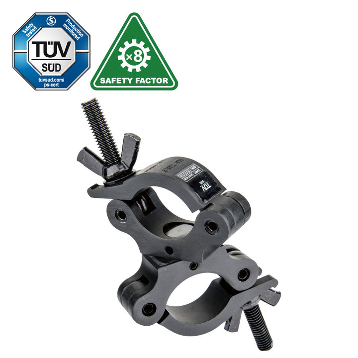 KCP-820B - Slim Type Swivel Coupler, Black