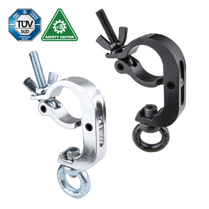 KCP-825 - Slim Handcuff Eye Ring Opening Coupler, Polished