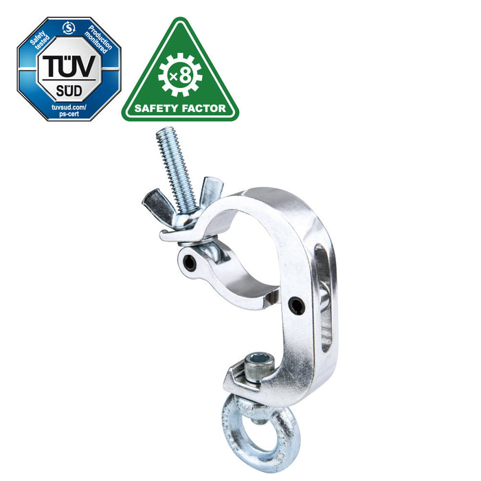 KCP-825 - KUPO Slim Handcuff Eye Ring Opening Coupler, Polished