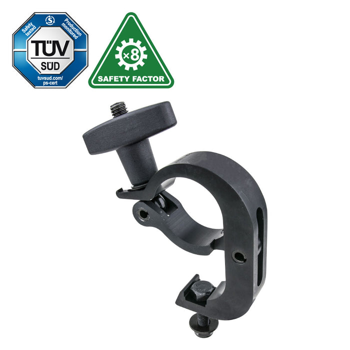 KCP-828B-T - KUPO T-Handle Slim Handcuff Coupler, Black, 100 kg WLL
