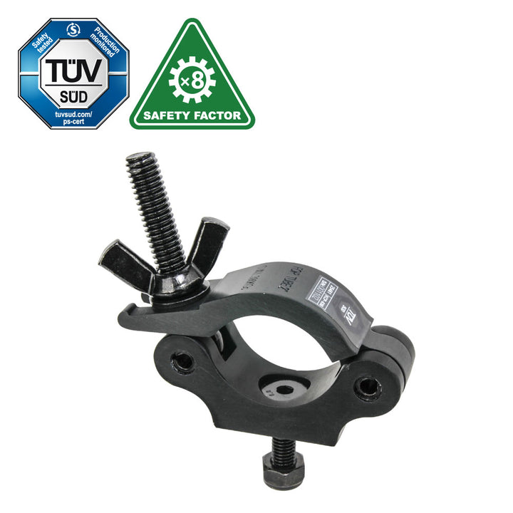 KCP-830B - Slim Type Half Coupler, Black