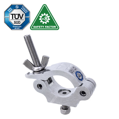 KCP-830 - Slim Type Half Coupler, Polished single coupler view