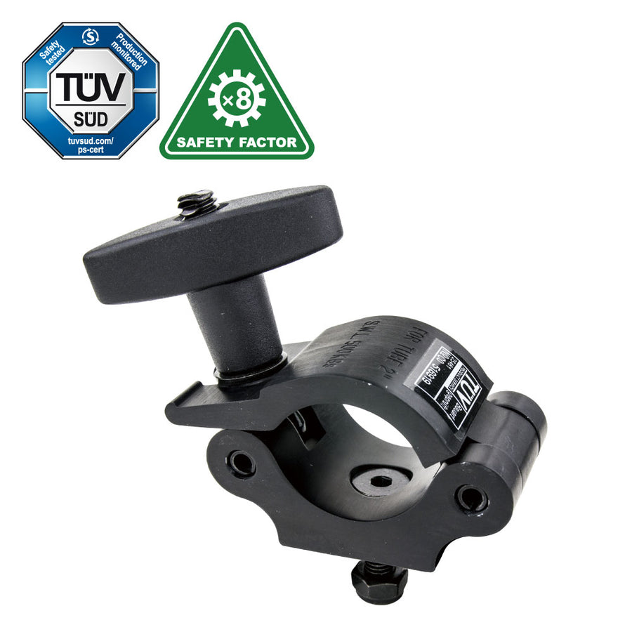 KCP-831B-T - KUPO T-Handle Half Coupler, Black, 500 kg WLL