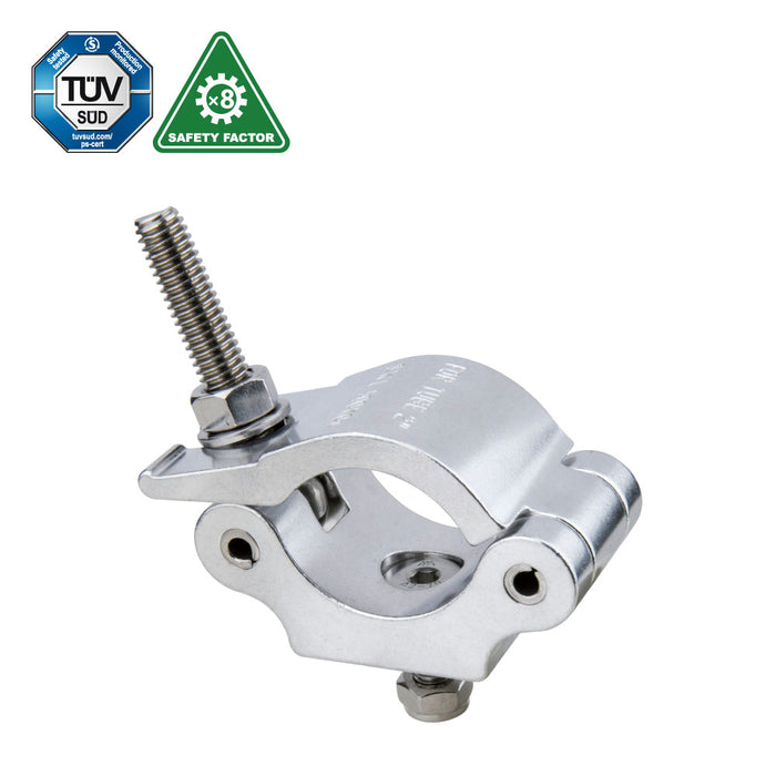 KCP-831ST - KUPO Half Coupler with Stainless Steel Parts, Stainless, 500 kg WLL