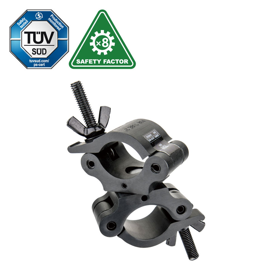 KCP-832B - KUPO Swivel Coupler, Black, 300 kg WLL