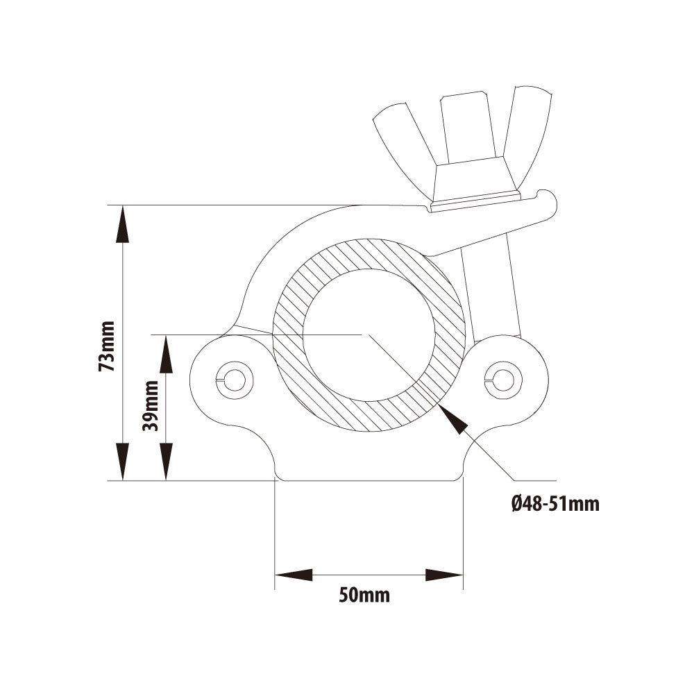 KCP-847 - Barrel Joiner dimension diagram