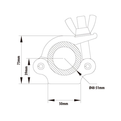 KCP-847 - Barrel Joiner dimension diagram
