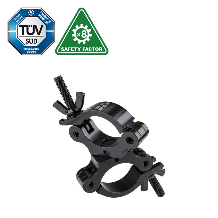 KCP-858B - Slim Type Mighty Swivel Coupler, Black
