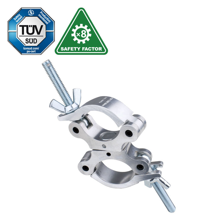 KCP-858 - Slim Type Mighty Swivel Coupler, Polished single coupler view