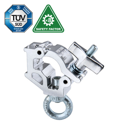 KCP-863 - Nugget Eye Ring Opening Coupler, Polished single coupler view