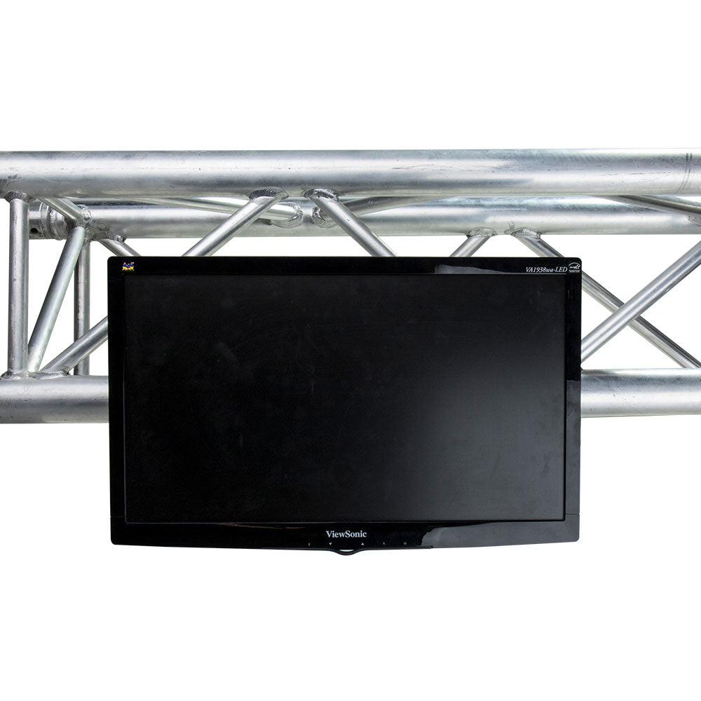 KCP-886 - VESA Screen Truss Mount screen mounted on truss front view
