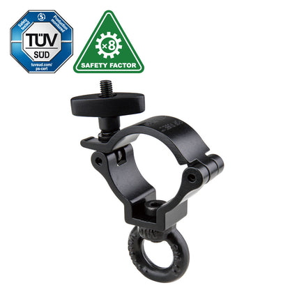 KCP-903B - Eye Ring Opening Burger Coupler, Black