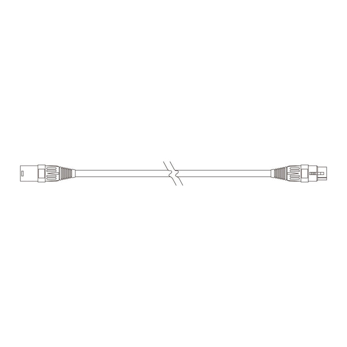 KUPO KCWDP222TBK Portable DMX Data Cable - 1 Pair, 22 AWG