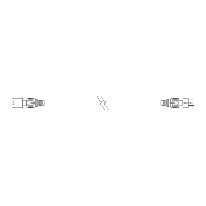 KUPO KCWDP222TBK Portable DMX Data Cable - 1 Pair, 22 AWG
