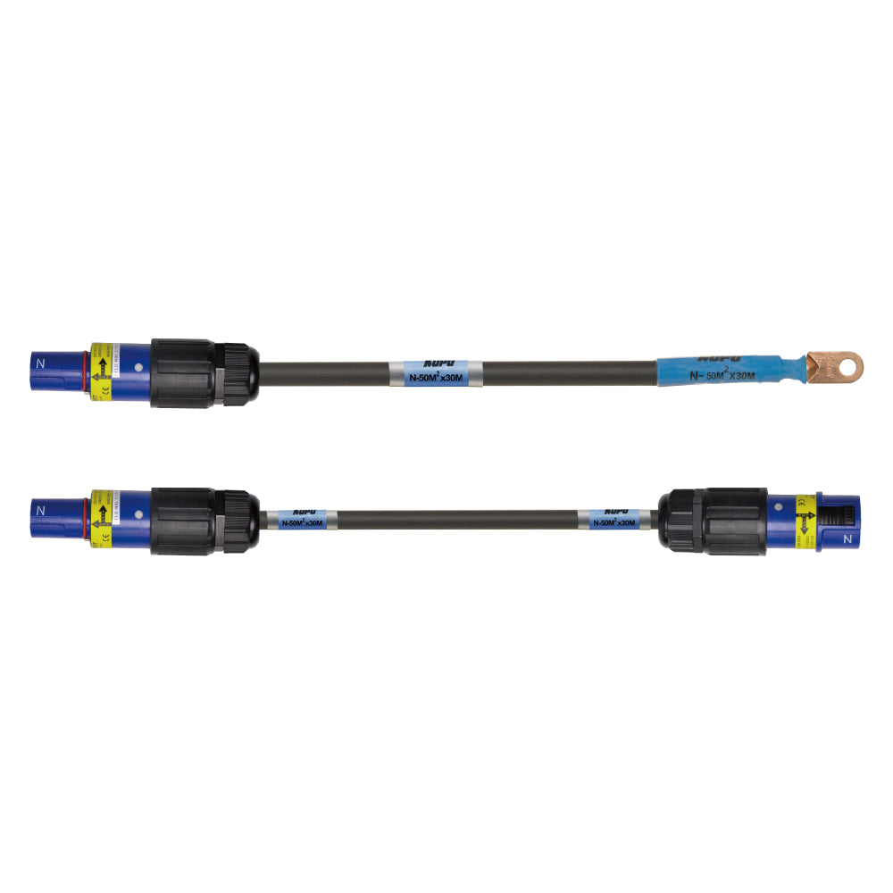 KCWPVC1x14 - Power Cable, Single-Core connector end view