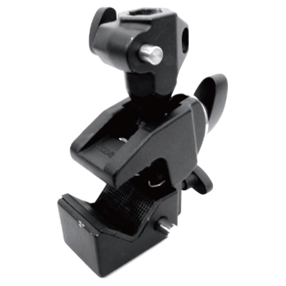 KD-731B - Additional Socket with Spring Safety Pin mounted on Super Convi Clamp