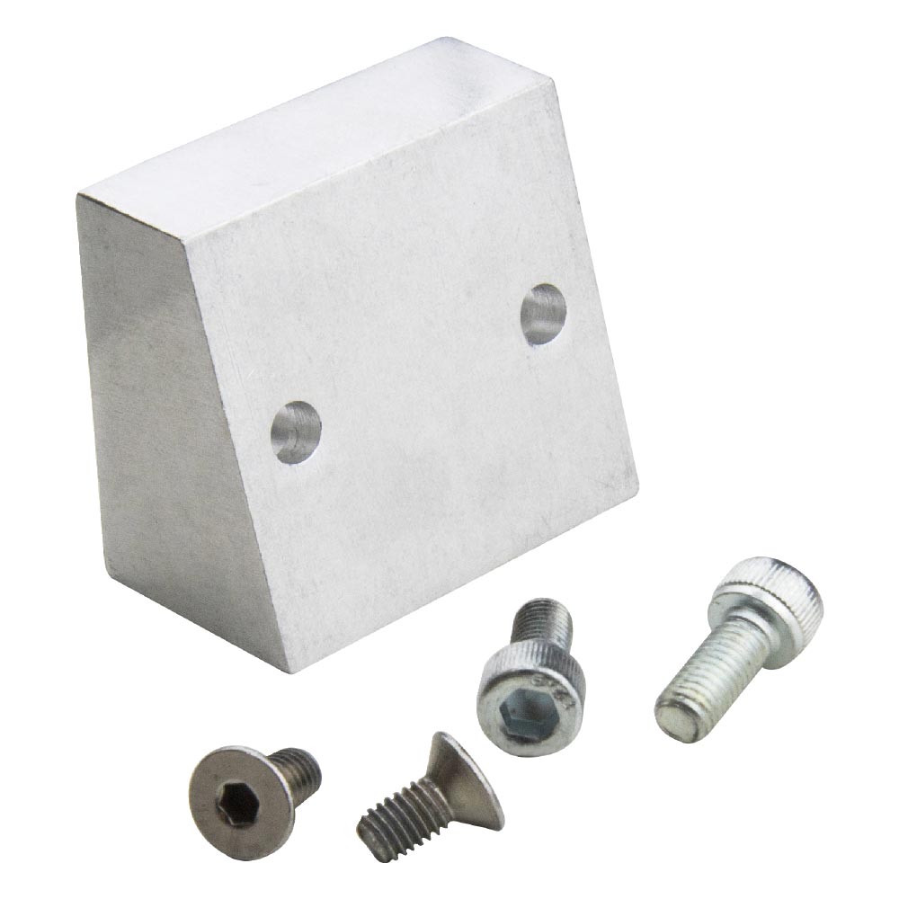 KD-743P - Catalogue Shelf for Display Coupler mounting block and screws detail