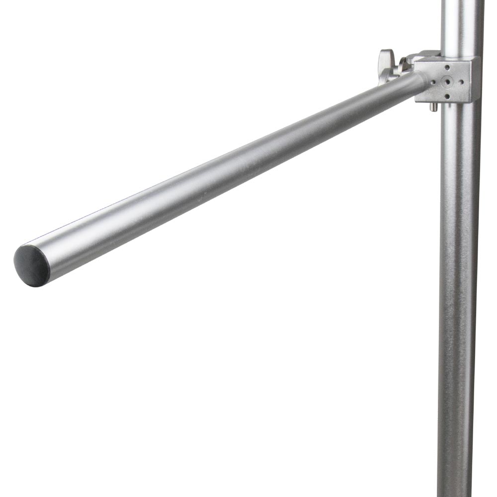 KD-760SP - Banner Rod with Stud banner rod mounted on stand