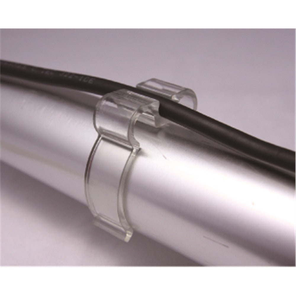 KD-C25P - Owl Cable Clip holding cable on tube close-up