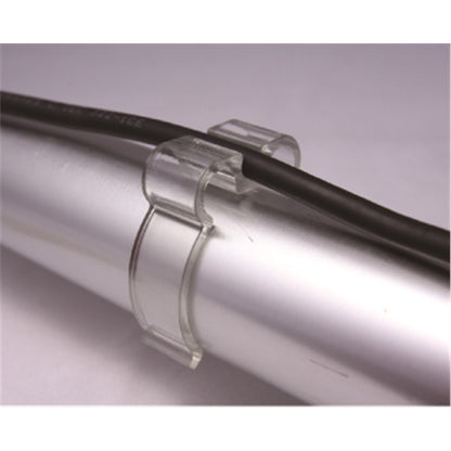 KD-C40P - Owl Cable Clip holding cable on tube close-up