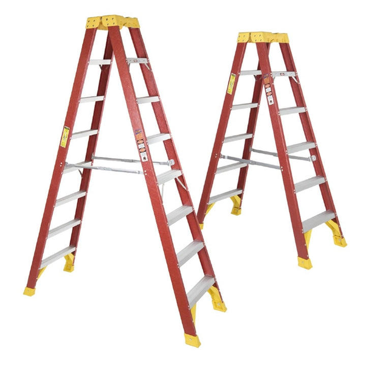 KFL-B4 - Fiberglass Step Ladder, Single-Sided