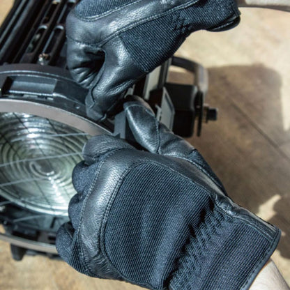 KH-55XXLB - KU-Hand Grip Glove, Double Extra Large handling a lighting fixture