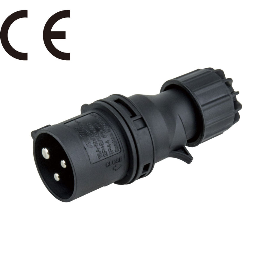 KHTN013-BK - KUPO CEE Plug 16 A 3P 220-250 V 6h IP44 (All-Black)