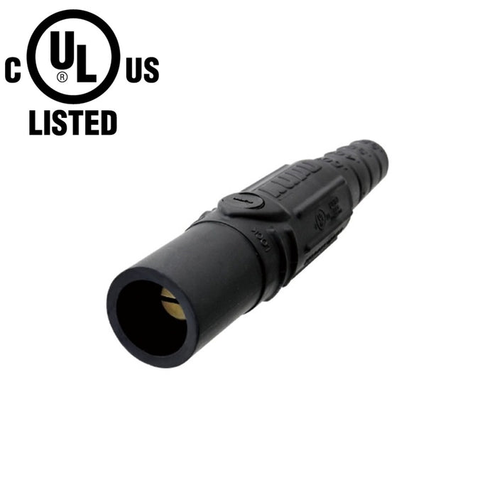 K-LOK 150 A Single-Pole Line Connector, Male, Black, 600 V Maximum