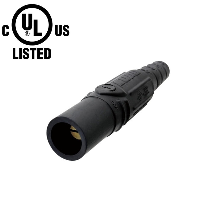 KL-150LMBK - K-LOK 150 A Single-Pole Line Connector Male Black