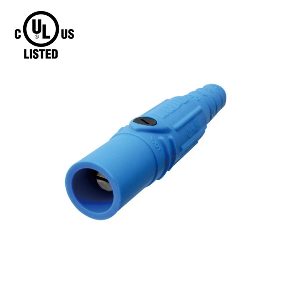 KL-150LMB - K-LOK 150 A Single-Pole Line Connector Male Blue
