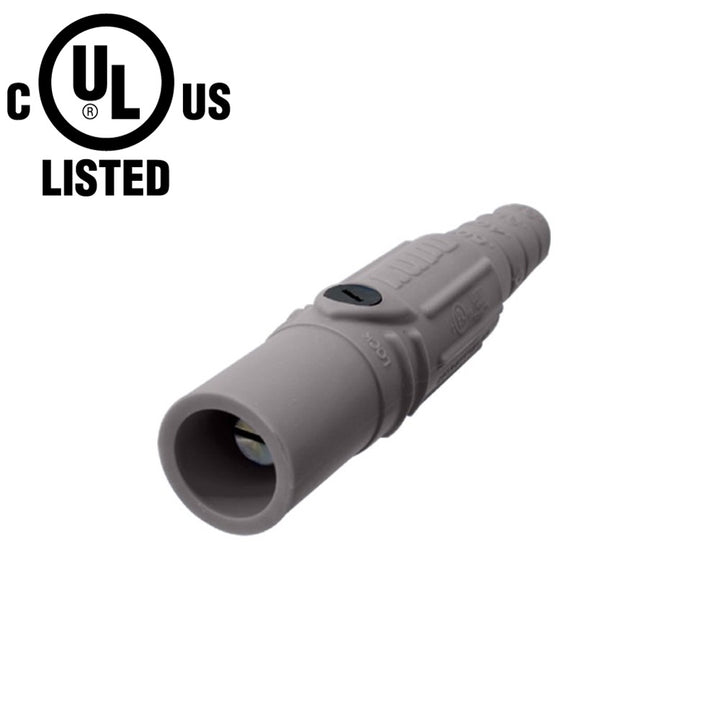 KL-150LMGY - K-LOK 150 A Single-Pole Line Connector Male Grey