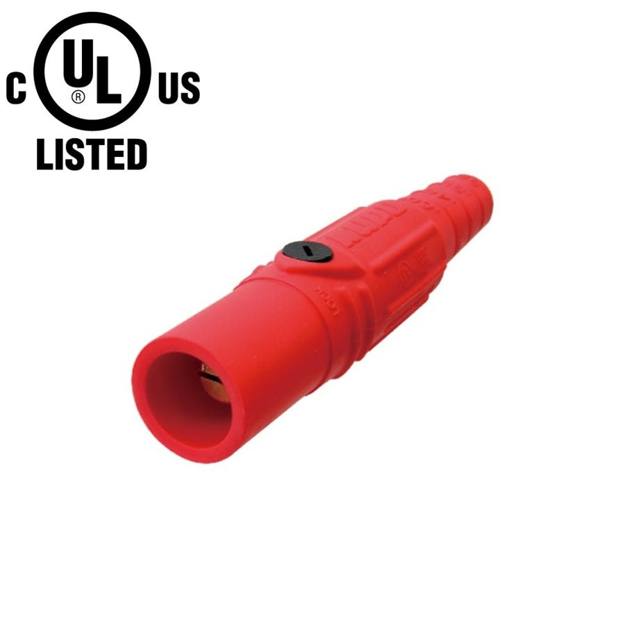 KL-150LMR - K-LOK 150 A Single-Pole Line Connector, Male, Red, 600 V Maximum